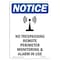 Signmission OSHA Notice Sign, 10" H, 7" W, Rigid Plastic, No Trespassing Remote Sign With Symbol, Portrait OS-NS-P-710-V-14984 - alternate 1